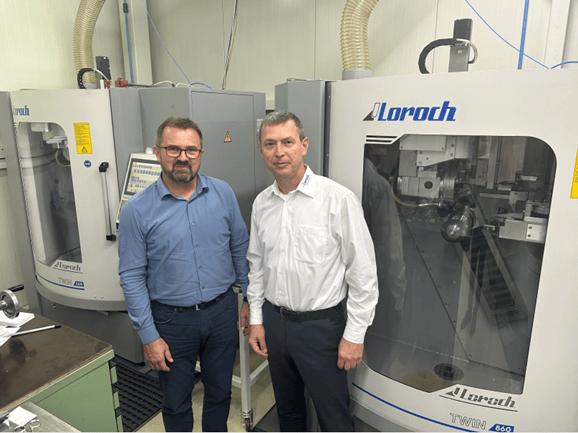 Slowenischer Werkzeughersteller vertraut auf Loroch Zwillinge